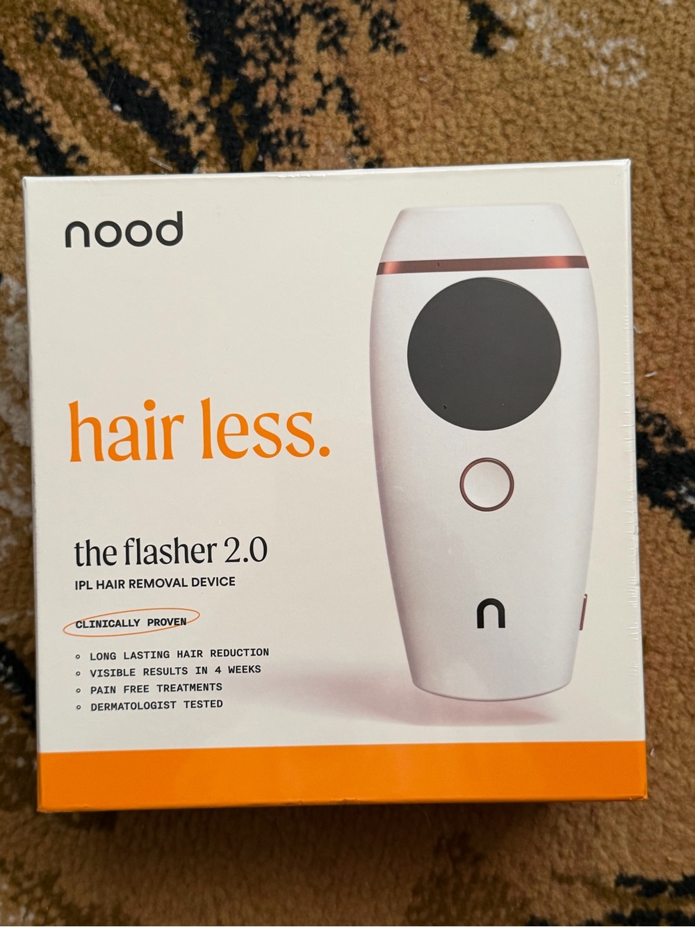 Nood The Flasher 2.0 IPL Permanent Hair Removal: Whole Body, All Hair Types